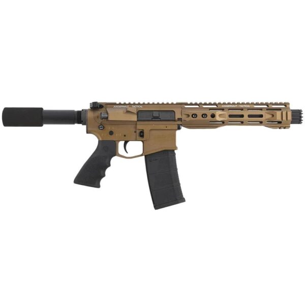 Juggernaut CA Roster AR-15 Handgun 5.56 10rd Magazine 8.5" Barrel Cerakote Burnt Bronze - Precision Shot Firearms