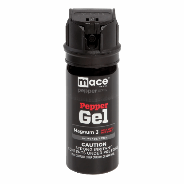 Mace Magnum 3 Pepper Gel Distance Spray 18' Range - Black - Precision Shot Firearms