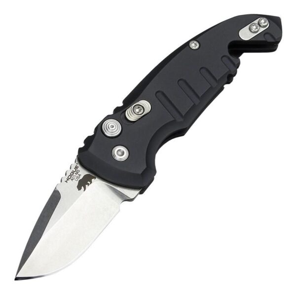 Hogue A01-Microswitch Automatic Folder 2" Blade Black - Precision Shot Firearms