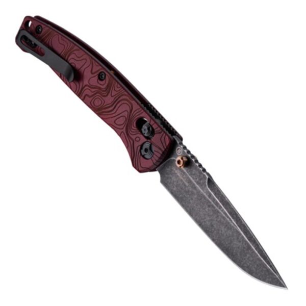 Hogue Mysto Folder Knife 3-2/5 Drop Point Blade Fire Redstone - Precision Shot Firearms