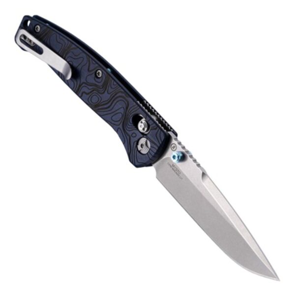 Hogue Mysto Folder Knife 3-2/5 Drop Point Blade Blue Canyon - Precision Shot Firearms