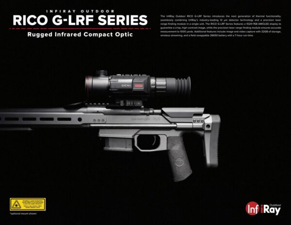 InfiRay RICO G-LRF 640 3x 50mm Thermal Weapon Sight - Precision Shot Firearms