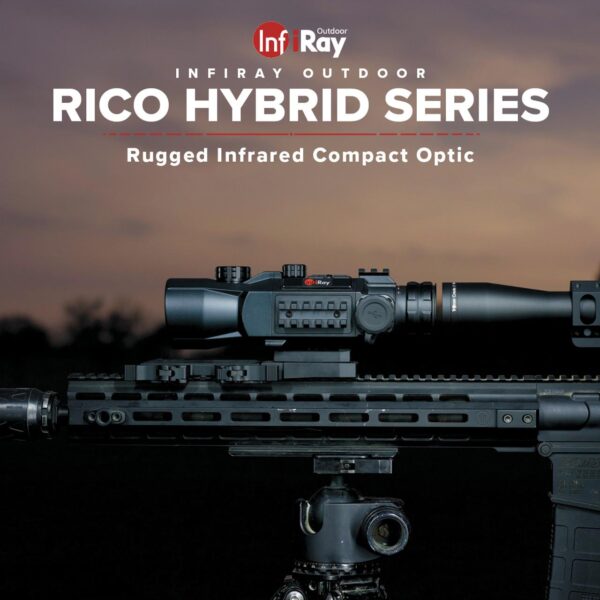 InfiRay RICO HYBRID 640 3X 50mm Multi-function Thermal Weapon Sight - Precision Shot Firearms