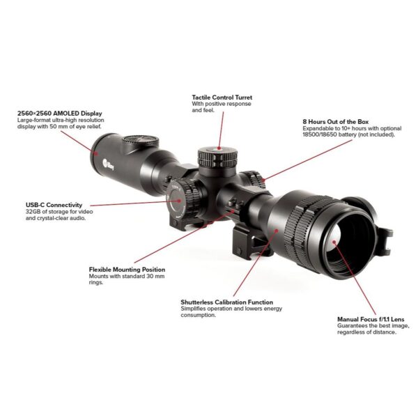 InfiRay BOLT TH50C Thermal Weapon Sight 640x512 50mm - Precision Shot Firearms