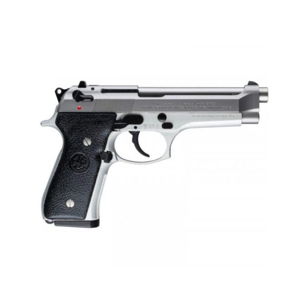Beretta 92 DA/SA Handgun 9mm Luger 15rd Magazines 4.9" Barrel Inox Finish - Precision Shot Firearms