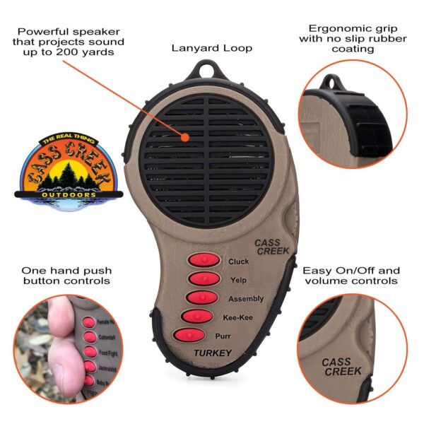 Cass Creek Ergo Electronic Turkey Call - Precision Shot Firearms