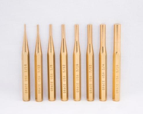 Grace USA Gun Care Brass Pin Punch Set - Precision Shot Firearms