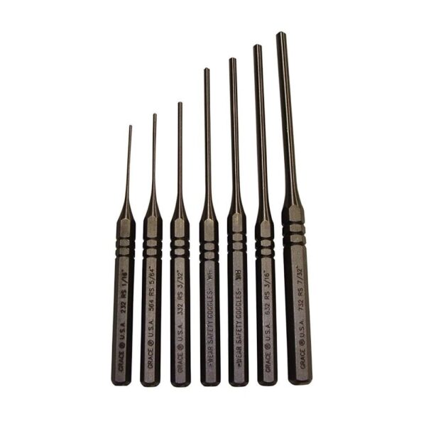 Grace USA Steel Roll Spring Punch Set 7/ct - Precision Shot Firearms