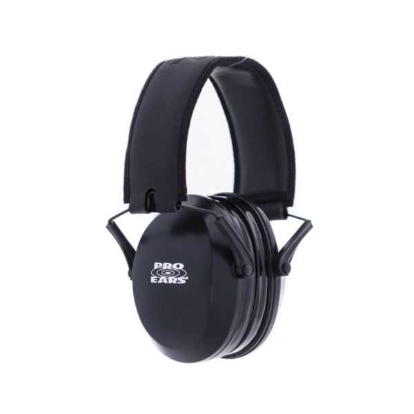 Pro Ears Ultra Gel Black 22 Passive Earmuffs 22dB Black - Precision Shot Firearms