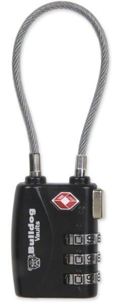Single Pack TSA Sentry Approved Lock w/Steel Cable - Precision Shot Firearms