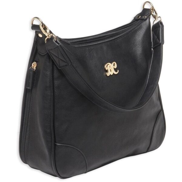 Bulldog Hobo Style Conceal Carry Purse W/ Holster - Black W/ Black Trim - Precision Shot Firearms