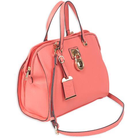 Bulldog Satchel Style Purse w/Holster - Coral - Precision Shot Firearms