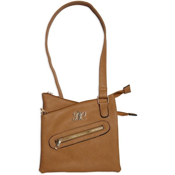 Bulldog Cross Body Style Conceal Carry Purse W/ Holster - Small Tan - Precision Shot Firearms