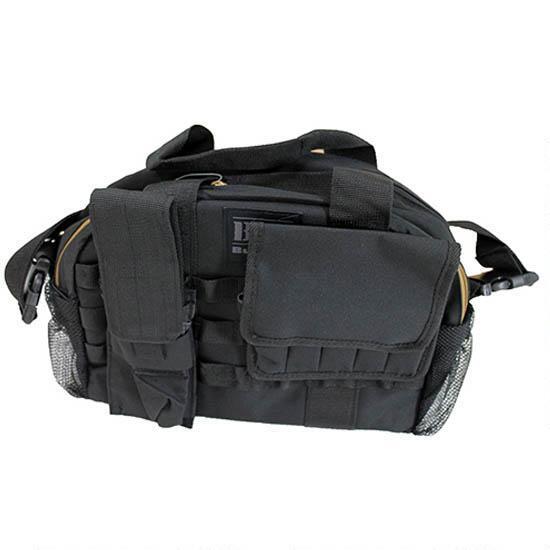 Bulldog Tactical Pistol Range Bag w/MOLLE Mag Pouches - Black - Precision Shot Firearms