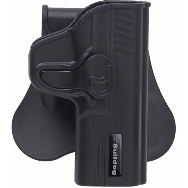 Bulldog Rapid Release Polymer Holster with Paddle Fits S&W M&P Standard Black RH - Precision Shot Firearms