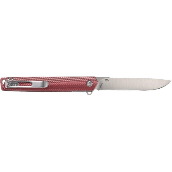 CRKT Stylus Folding Knife Assisted Opening 3 1/5" Blade Maroon - Precision Shot Firearms