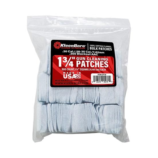 KleenBore 1 3/4" Bore Cleaning Patches .28-.35 Cal 500/ct - Precision Shot Firearms