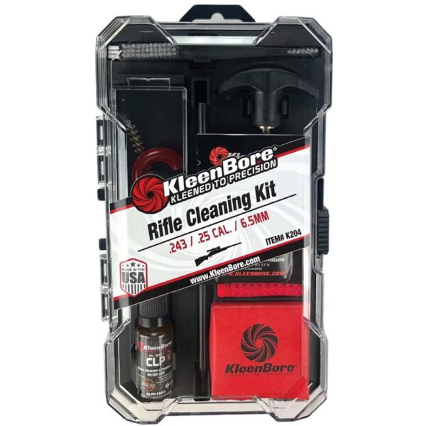 Kleenbore Rifle Cleaning Kit .243/.25/6.5mm - Precision Shot Firearms