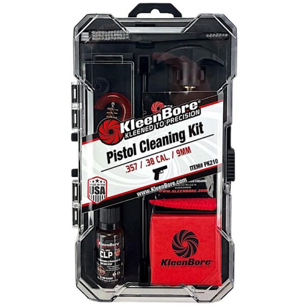 KleenBore Handgun Cleaning Kit .38/.357/9mm Luger - Precision Shot Firearms