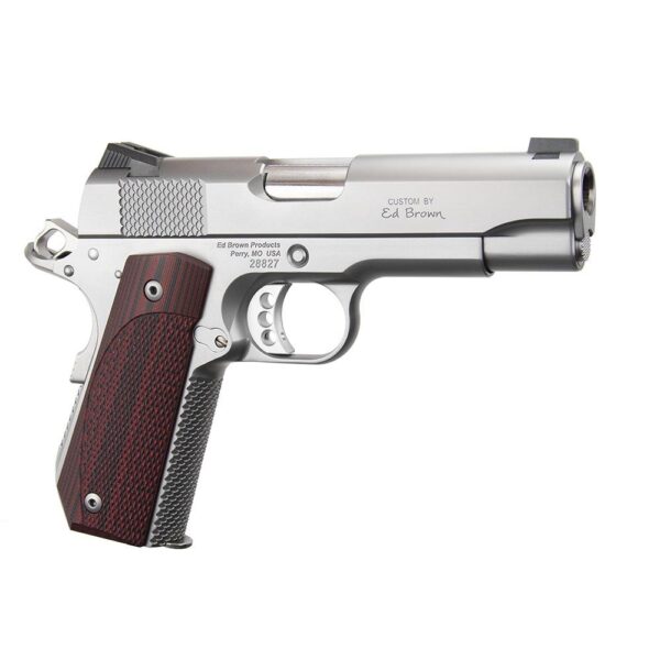Ed Brown Kobra Carry Stainless Handgun .45 Auto 7rd Magazine 4.25" Barrel Thumb Safety - Precision Shot Firearms