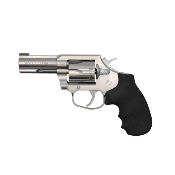 Colt King Cobra Handgun .357 Rem Mag 6rd Capacity 3" Barrel Stainless Finish Black Rubber Grips - Precision Shot Firearms
