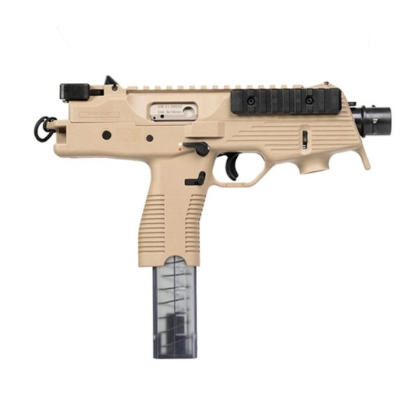 B&T TP9 Handgun 9mm Luger 30rd Magazine 5.1" Barrel Coyote Tan with A3 Brace & Foregrip - Precision Shot Firearms
