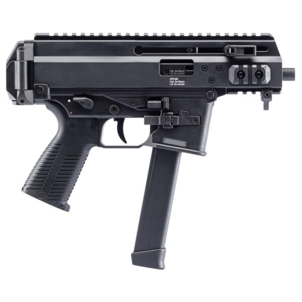 B&T APC9K Pro Handgun 9mm Luger 30rd Magazine 4.3" Barrel Black with Glock Lower - Precision Shot Firearms