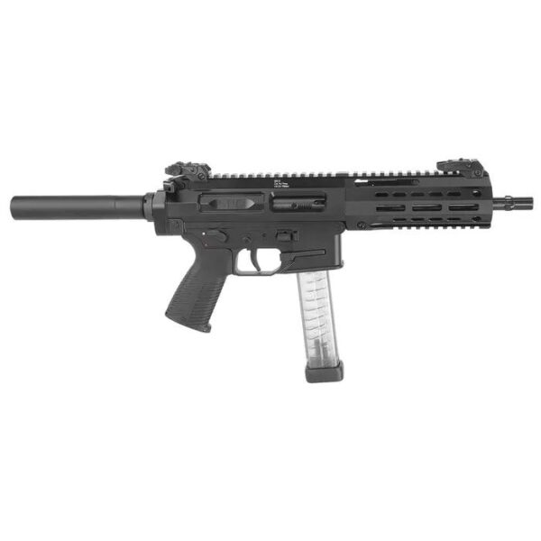 B&T SPC9 Handgun 9mm Luger 33rd Magazine 9.1" Barrel Black with Arm Brace Adapter - Precision Shot Firearms