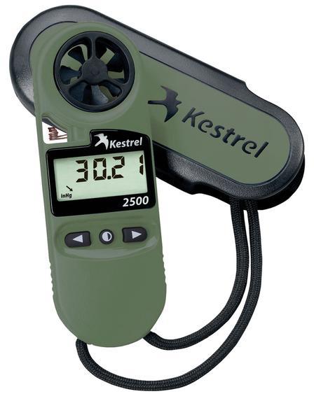 Kestrel 2500NV Weather Meter / Digital Altimeter +NV Backlight - Olive Drab - Precision Shot Firearms