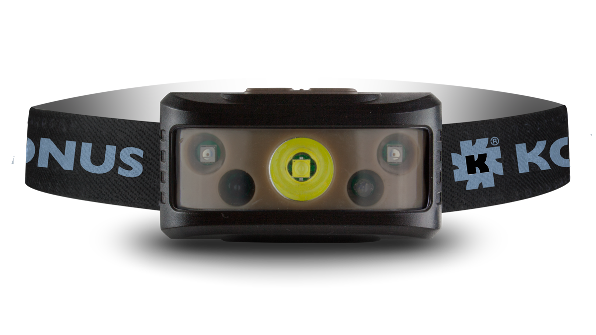 Konus Konusflash-7 Rechargeable Headlamp 236 lumens 4 modes w Hand Motion Sensor - Precision Shot Firearms
