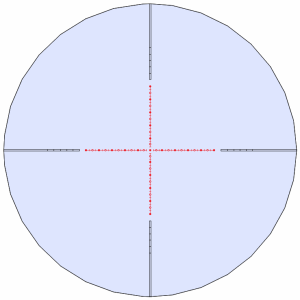 Konus Absolute Series Zoom Riflescope 5-40x56 Mil-Dot Non Illum Black - Precision Shot Firearms