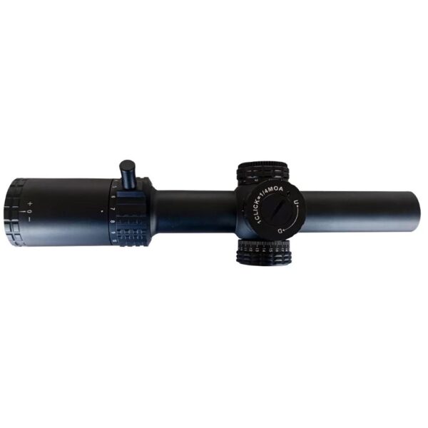Konus Sultan Rifle Scope 1-10x24mm 30mm SFP Ballistic Circle Illum. Black - Precision Shot Firearms