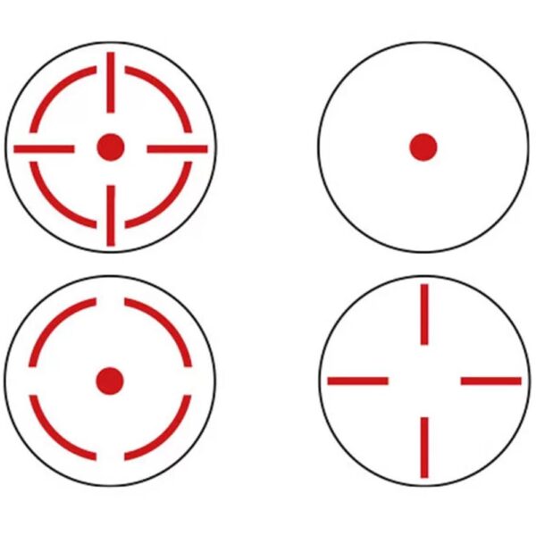 Konus Fission-MR Micro Red Dot Multi-Reticle Weaver Mount & Deltapoint Pro Base - Precision Shot Firearms