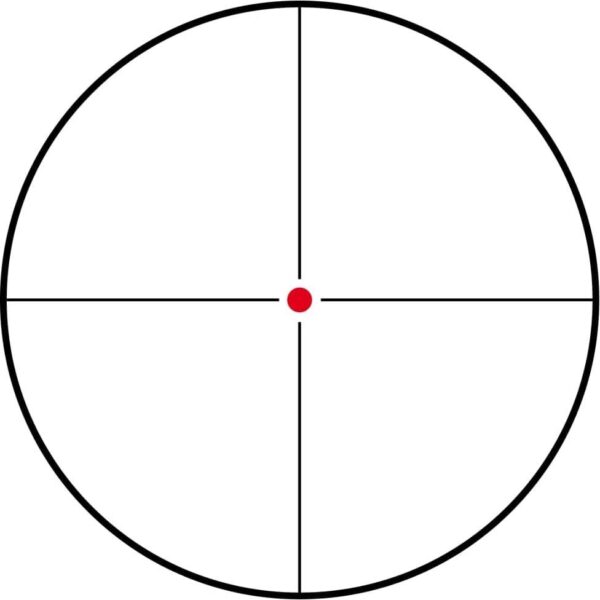 KonusPro Plus 6-24x50mm Rifle Scope Engraved Blue/Red Illum Fine Crosshair Reticle Matte Black - Precision Shot Firearms