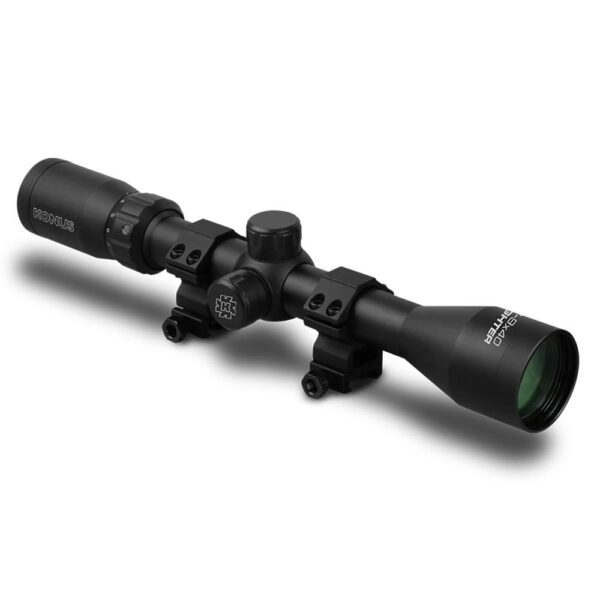Konus Fighter Rifle Scope 3-9x40 1.18" 30/30 Black with Rings - Precision Shot Firearms