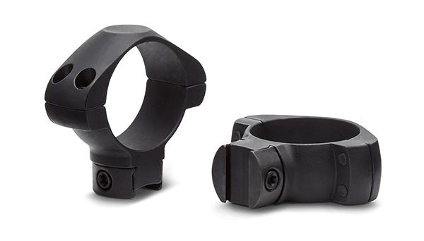 Konus 2-Piece Steel Riflescope Rings for Airguns & .22 Rails 1" Medium - Black - Precision Shot Firearms