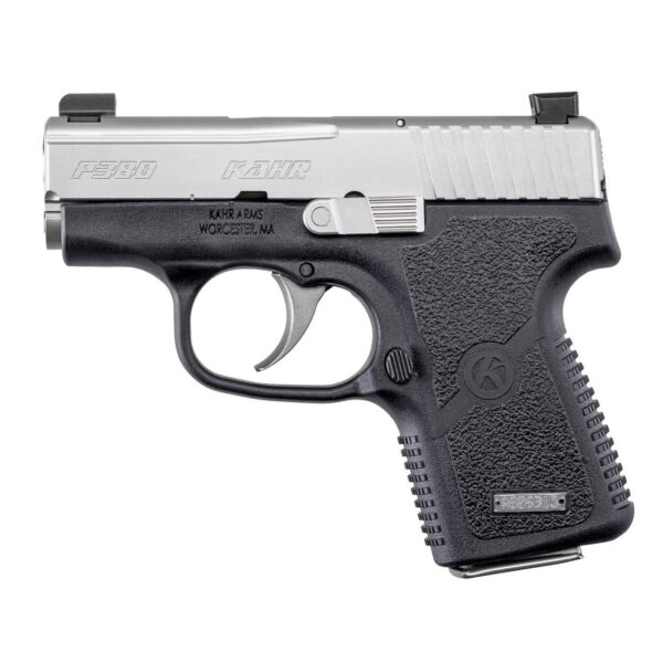 Kahr P380 Handgun .380 Auto 6rd Magazine 2.58" Barrel Black Stainless LCI Night Sights CA Compliant - Precision Shot Firearms