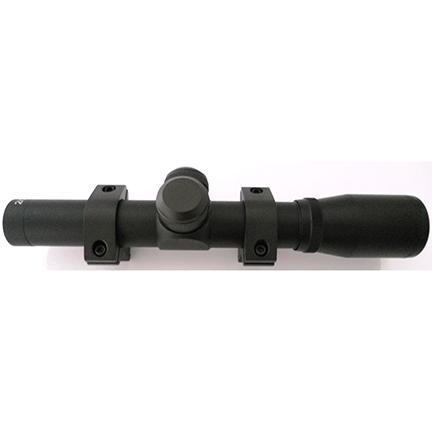 Keystone Pistol Scope - 2x-20mm Eye Relief 14.5" 3/8" Dovetail Rings - Precision Shot Firearms