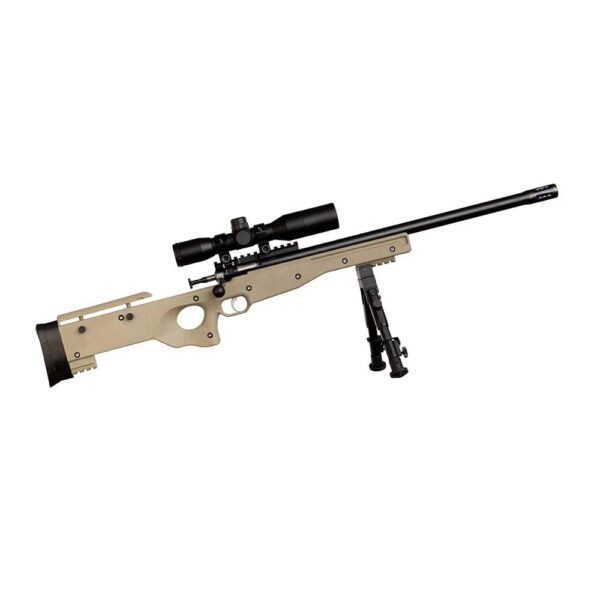 Crickett Precision Rifle Package .22LR Single Shot 16.1" Barrel FDE with Bipod Scope Rail - Precision Shot Firearms