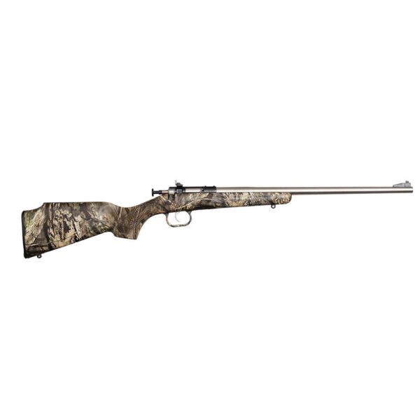 Keystone Crickett Rifle .22 LR Single Shot 16.1" Stainless Barrel Mossy Oak Break Up Synthetic Stock - Precision Shot Firearms