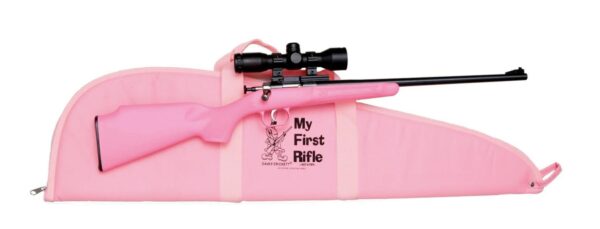 Keystone Pink Synthetic .22LR Rifle w Scope Mount & Case - Precision Shot Firearms