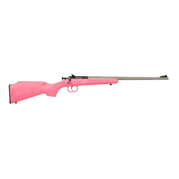 Keystone Crickett "My First Rifle" .22 WMR Single Shot 16.1" Barrel Pink with Gold Webbing - Precision Shot Firearms
