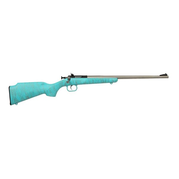 Keystone Crickett "My First Rifle" .22 LR Single Shot 16.1" Barrel Webbed Blue with Gold Webbing - Precision Shot Firearms