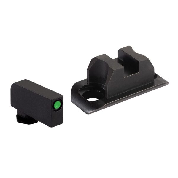 Ameriglo Optic Compatible Sight Set for Glock 43X/48 A-Cut Green with Black .240" Front Black Rear - Precision Shot Firearms