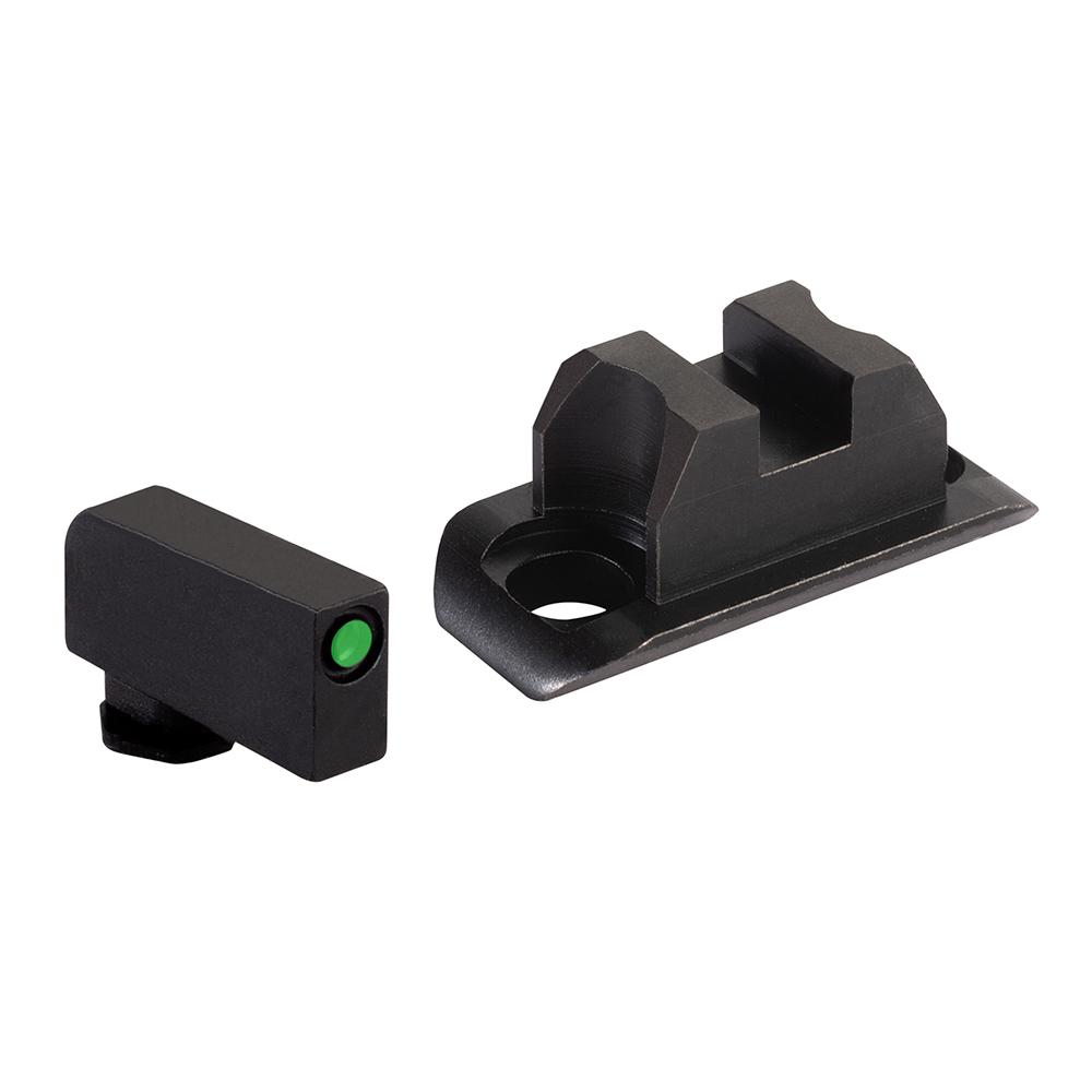 Ameriglo Optic Compatible Sight Set for Glock 43X/48 A-Cut Green with Black .240" Front Black Rear - Precision Shot Firearms