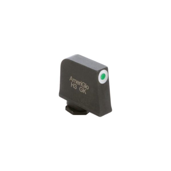 Ameriglo Tritium Front Handgun Sight for Glock Green with White Front - Precision Shot Firearms