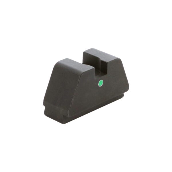 Ameriglo Green Tritium Single Dot Rear Sight .451in H .165in Sq Notch Glock - Precision Shot Firearms