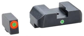 Green Tritium Outline Orange/Green Single Dot forGlock 29-30-31-32-36-40-41 - Precision Shot Firearms