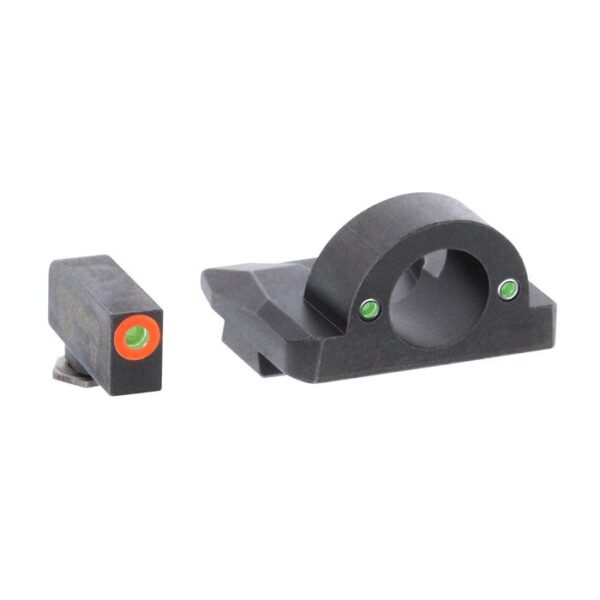 Ameriglo Ghost Ring Night Sight Set for Glock Models 17.19.26 - Orange Outline - Precision Shot Firearms