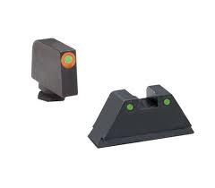 Green Tritium Round Outline Orange .315/black .394 for Glock TallSuppressor - Precision Shot Firearms